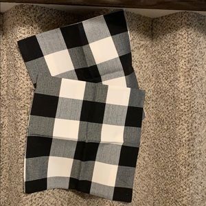 Black/White  buffalo checkered pillow covers
